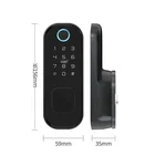 Lock Alarm Wireless Gate Smart Lock Finger Print Door Ajar Alarm