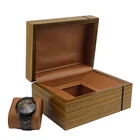 Hot Sale Gift Packing Luxury Custom Pillow Luxury Wooden Watch Boxes Cases With Logo