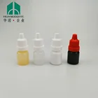 5ml Empty Plastic Eye drops bottles Squeezable Dropper Bottles Eye Liquid Dropping Sample Bottles with White Caps