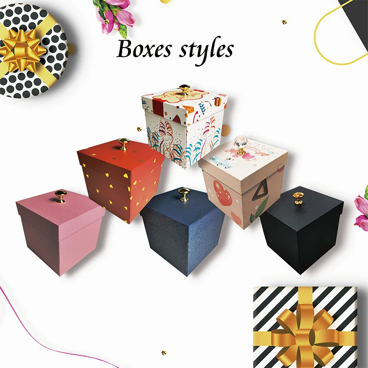 wholesale custom birthday valentine surprised explosion gift box