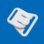 Fashion High Quality Plastic Underwear accessory 12mm bra plastic buckle mummy nursing clip