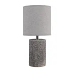 Modern bedside table lamp hotel decorative white marble base desk lamp