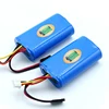Rechargeable 7.4V Li-Ion Battery Pack 3.7V 18650 Lithium Ion Battery Cell