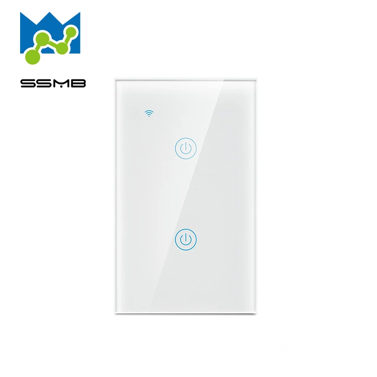 USA asnz smart life wll off wirefree zigbee tuya app concave key capacitive abs glass wall touch switch - ANKUX.COM