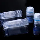 LAB Consumables Medical Grade Plastic Polypropylene 2.0ml Internal Thread Cryogenic Body Clear Sterile DNase RNase Free