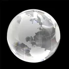 Wholesale World Map Design Ball Shape Crystal Souvenirs Guests Gift