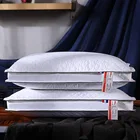 Hot selling Unique design style soft polyester or cotton fabric custom cheap wholesale hotel pillow