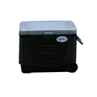 EVERCOOL 45L DC 12 volt beer tray portable cool box car fridge with wheels thermoelectric cooler warmer
