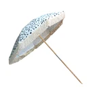 Custom wholesale printing custom outdoor portable luxury beach sun umbrella