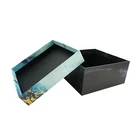 Customized high quality matt lamination big size depth hat gift packaging paper box