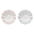 Wholesale stylish good quality home goods tableware pink blue fruit plastic plate