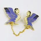 custom glitter enamel pin /hard enamel pin custom manufacturer China