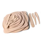 Disposable bamboo plate dish tray restaurant plates dinner cutlery tray eco bamboo plate small round serving tray dish