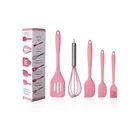 Kitchen Accessories Wholesale 5 Pcs Kitchen Utensils, Silicone Heat-Resistant Kitchen Utensil Set Cooking Tools