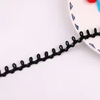 Button Loops Elastic Lace Ribbon DIY Multicolor Handmade Lace Trimming for Clothes Sewing Crafts Accessories