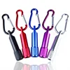 Promotional Items Mini Colorful LED Flashlight Torch Light Carabiner Keyring Outdoor for Hiking Climbing