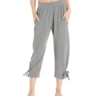 Custom Casual Loose Trousers Cropped Yoga Pants For Women