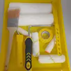 Paint Roller 12pcPaint Kit Covers Frame Brush Tray Set 9 Inch 4 Pieces