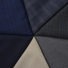 italian english selvedge worsted plaid stripe fancy cashmere 100 wool fabric