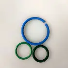 China factory high pressure piston seals o-rings with ptfe PTFE coating rings with FKM NBR HNBR material o ring