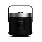 Cooking rice in rice cooker 03 liter student electric mini rice cooker