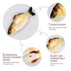 Toy 2020 New Material Hot Selling Fish Shaped Plush Polyester Bulk Cat Toy