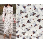 Sanx Beautiful Wholesale 100 Polyester Custom Floral Print Chiffon Fabric For Dress
