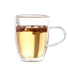 Hot Sale Custom Logo Handmade High borosilicate Heat Resistant Thickening 300ml/10oz Domestic Glass Cup