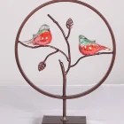 Glass Art Glass Glass Art Frame Birds Are Used For Home Decoration
