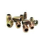 High quality stainless steel zinc plated brass furniture insert nut for wood