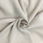 texture woven cotton linen blend heavy fabric for clothing