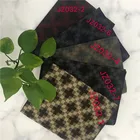 Fashion Custom Design Winter Men's Knit Black Plaid Thick Warm Scarf