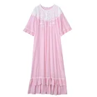 High Quality Casual Lingerie Sexy Femme Sleeping Wear Pure Cotton Babydoll Nighties For Woman