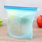 Wholesale Reusable Vacuum Silicone Food Preservation Fresh Freezer Food Bag