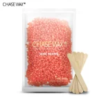 Painless 1000g Strawberry Hard Body Wax Beans Hair Removal Depilatory Wax For Men And Woman