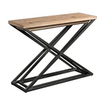 Living Room Furniture Console Table Console Table Wood Mayco Rustic Metal And Wooden Console Table Set