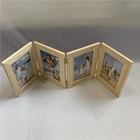 DIY Picture 4x6 Craft Frames Set, Unfinished Solid Pine Wood DIY Photo Frames, For Arts and Crafts DIY Painting Projects