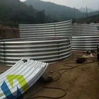 Production and processing Q235 steel corrugated culvert, bridge corrugated pipe with 1 m diameter