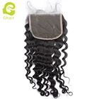 Unprocessed 5X5 HD lace closure cuticle aligned virgin Brazilian straight hair