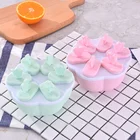 Round rectangle ice lolly mould DIY creative ice cream mould ice cube mould