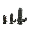 WQ submersible trash water pump for wastewater sewage pump guide rail system
