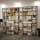 New Styles Modern Design Living Room Book Shelve Solid Wood Office Bookcase