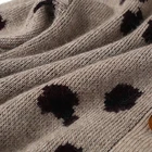 OEM Leopard Angora Soft Warm Middle Age Wool Women Sweater