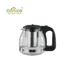 Glass Design Tea Pot/Tea Kettle Heat Resistant Glass Teapot Sets With 4 Tea Cups And A Steel Strainer
