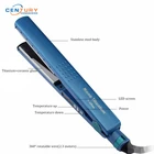 Nano titanium blue hair straightener and private label ceramic flat iron