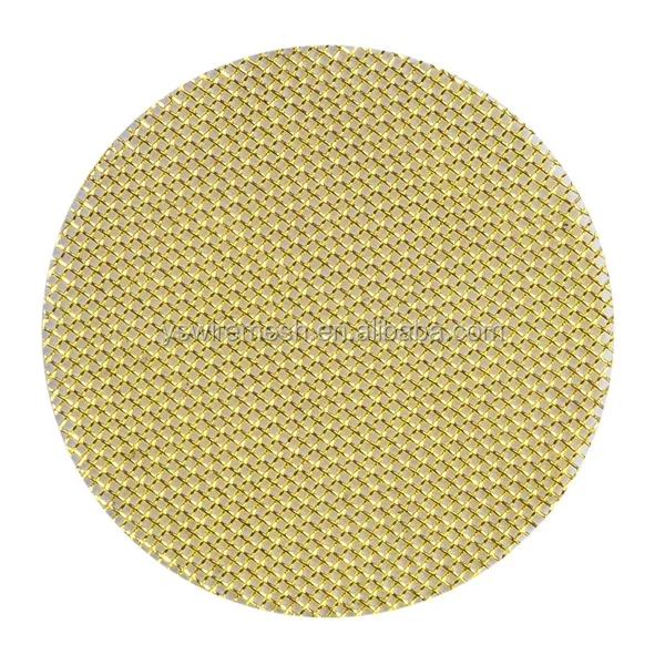 high quality brass tobacco smoking pipe screen filter disc for