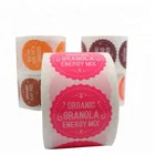 Manufacturers Custom Private Brand Name Printing Logo Adhesive Roll Labels Stickers for Packaging