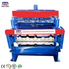 Customized colour steel glazed tile making machinery