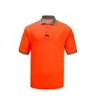 High Visibility Polo Reflective Big Mens Safety T- Shirt For Women