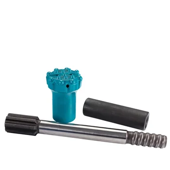 R32 45mm Thread Button Bit Tunneling Tool for Mining Hard Rock Drilling